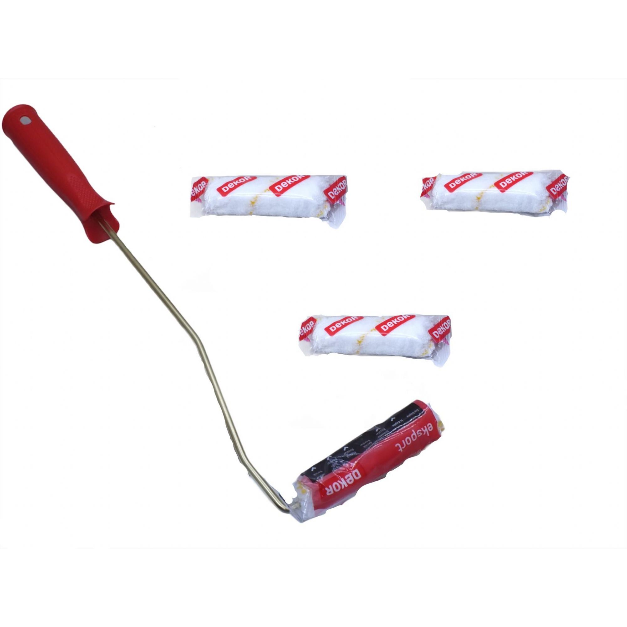 Dekor Parmak Rulo 10 Cm Rulo Yedek Ağzı 3 Adet