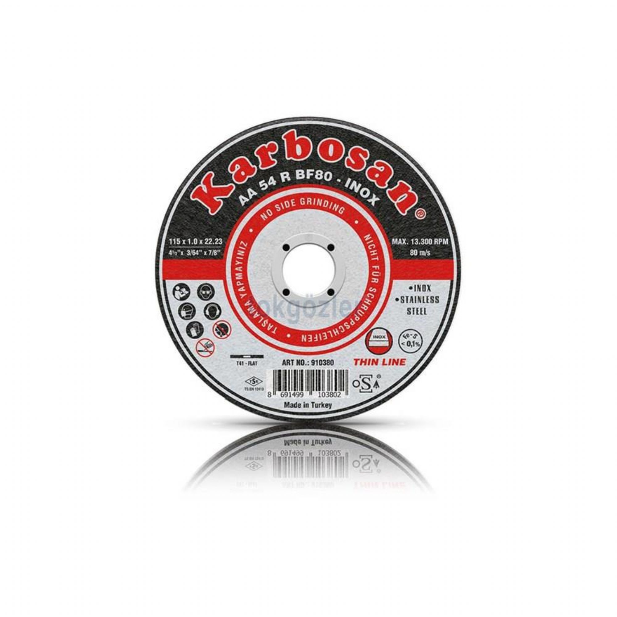Thin line. Круг зачистной karbosan 125*6,4*22 a24rs bf80 t41 910560 Турция. 125×1.0×22.23 karbosan AA 54 R bf80 inox. Karbosan диски. 350 Mm Metal Kesici.