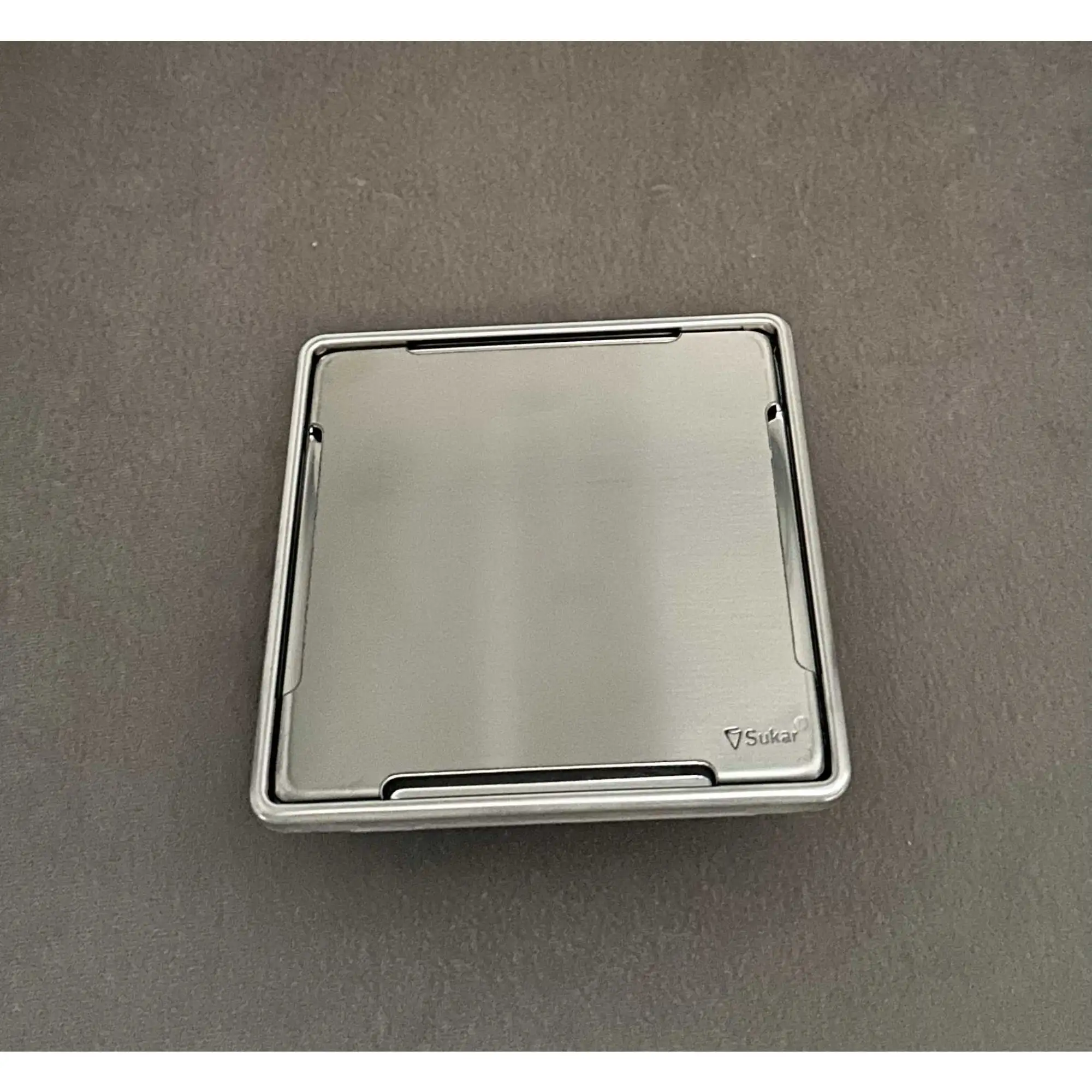Sukar Line 9 Paslanmaz Çelik Duş Süzgeçi 10x10 cm